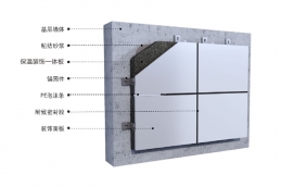 粘锚结合一体板系统